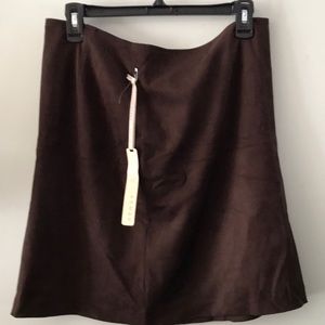 Kenar Suede skirt